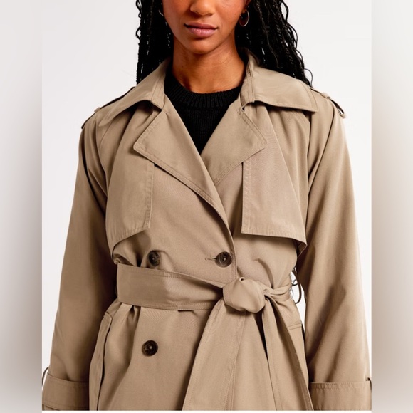 Abercrombie Classic Trench Coat - Picture 3 of 12
